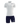 PLAYERA CUADROS BLANCO MARINO