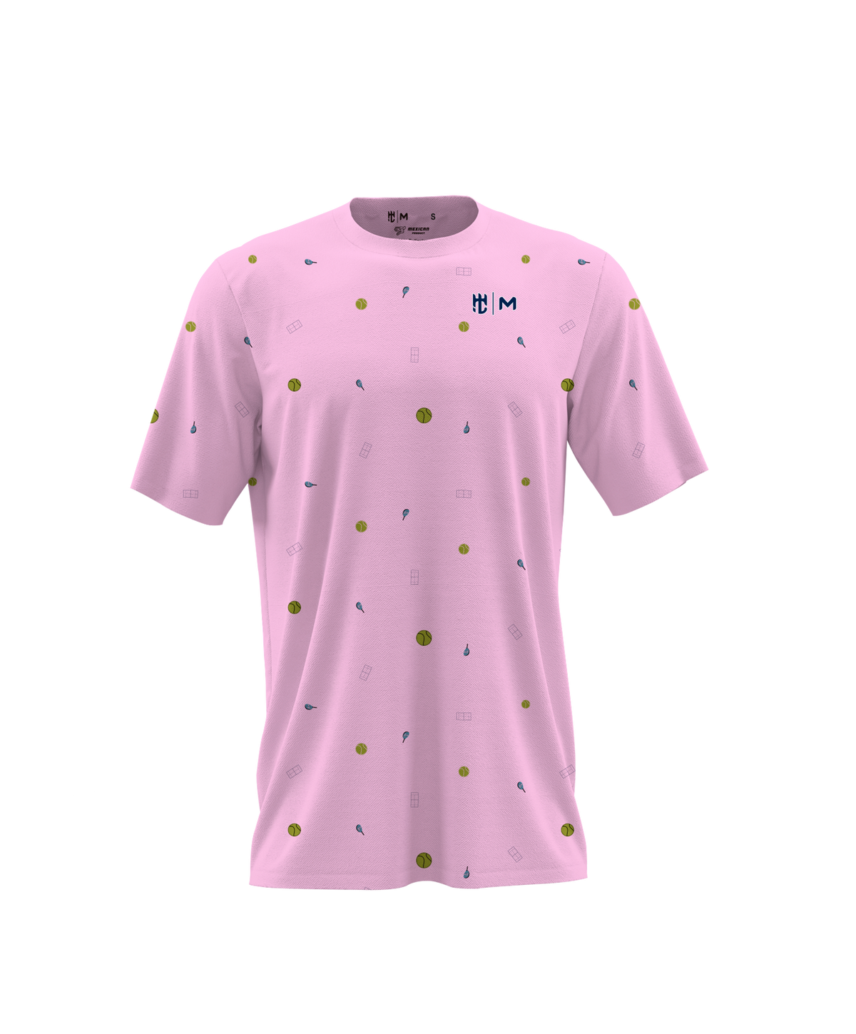 PLAYERA C/R MINI FIGURAS ROSA – M SPORTS