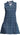 VESTIDO CUELLO ALTO LÍNEAS AZUL S/LICRA